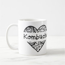 Taza de Kombucha del corazón