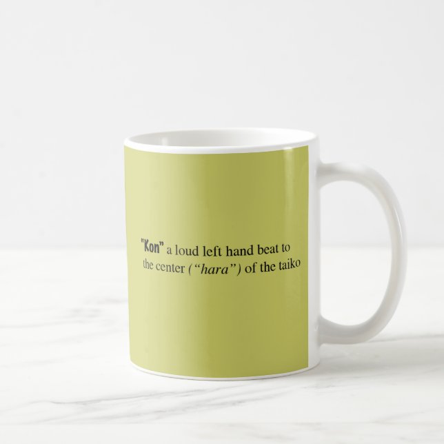 Taza de "KON" - taza de café de Kuchishowa para (Derecha)