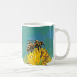 Taza de la abeja de la miel