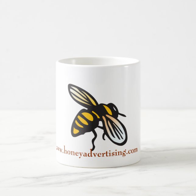 Taza de la abeja de la publicidad de la miel (Centro)