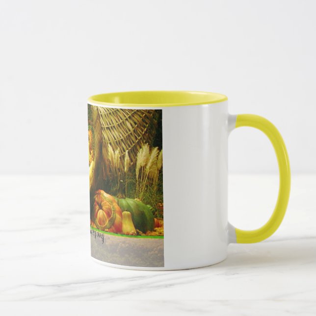 Taza de la acción de gracias (Derecha)