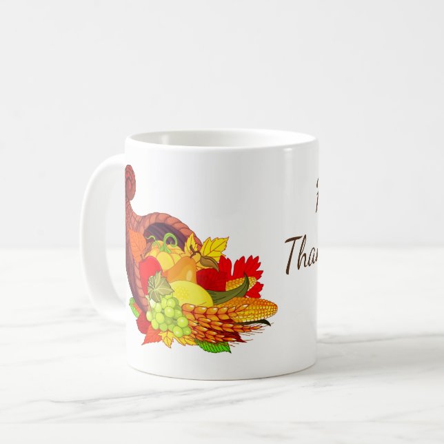 Taza de la acción de gracias (Anverso izquierdo)
