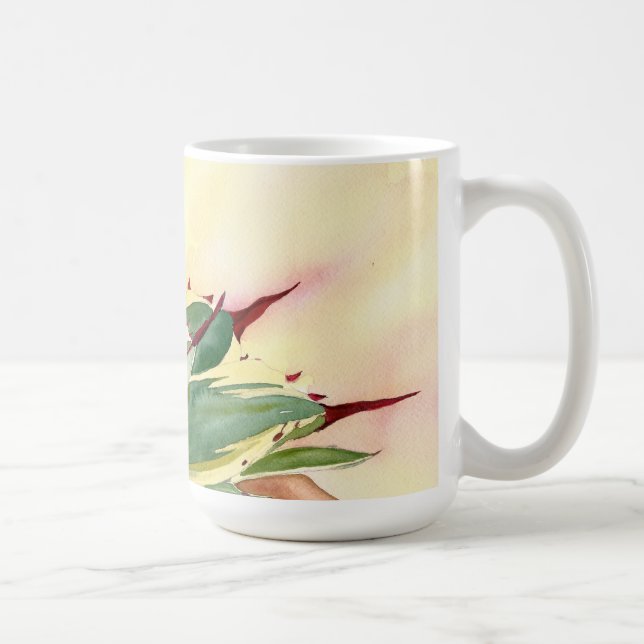Taza de la acuarela del agavo de Debra Lee Baldwin (Derecha)