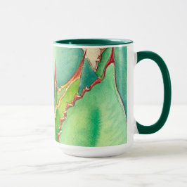 Taza de la acuarela del agavo de Debra Lee Baldwin