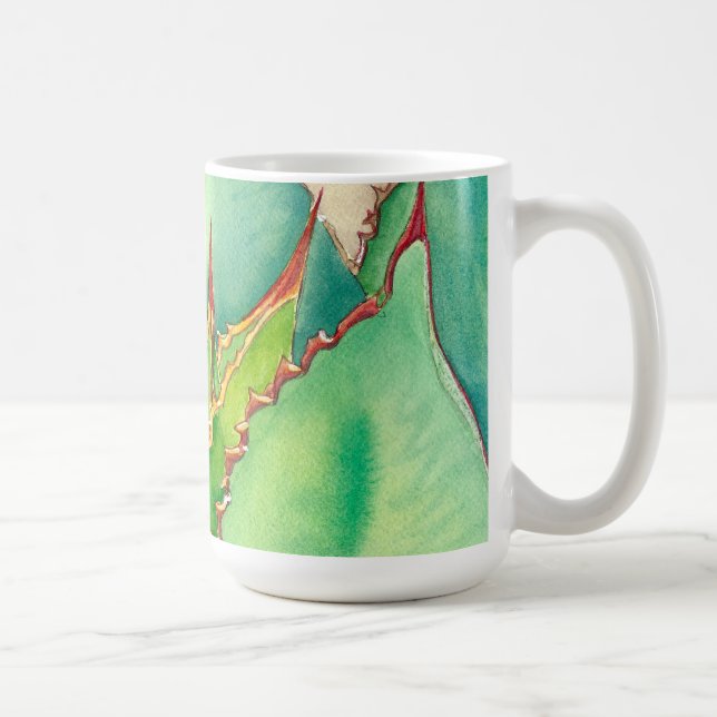 Taza de la acuarela del agavo de Debra Lee Baldwin (Derecha)