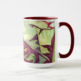 Taza de la acuarela del agavo de Debra Lee Baldwin