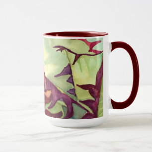 Taza de la acuarela del agavo de Debra Lee Baldwin