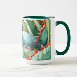 Taza de la acuarela del agavo de Debra Lee Baldwin