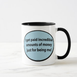 Taza de la afirmación de la prosperidad