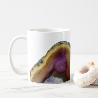 Taza de la ágata de la roca de los geólogos