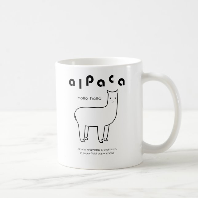 taza de la alpaca (Derecha)