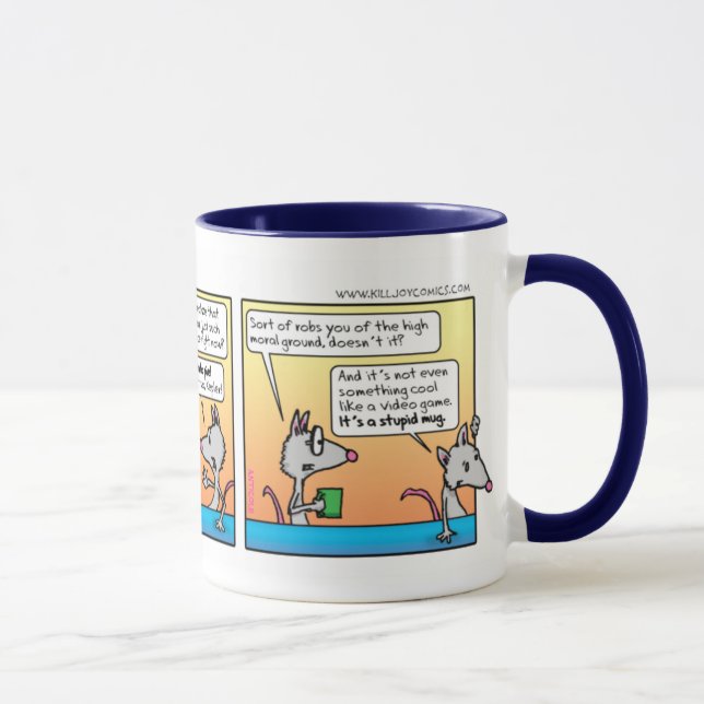 Taza "de la alta base moral" (Derecha)