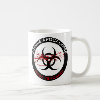 Taza de la apocalipsis del zombi