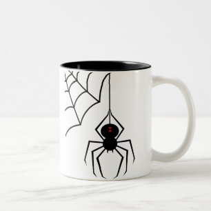 Taza de la araña de la viuda negra
