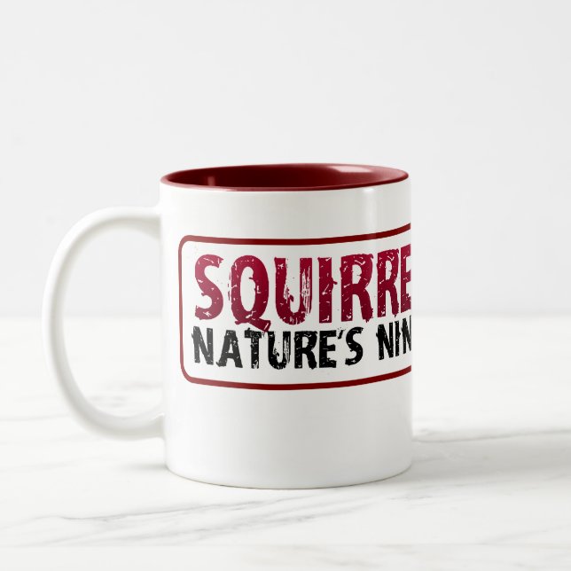 Taza de la ardilla de Ninja (Izquierda)