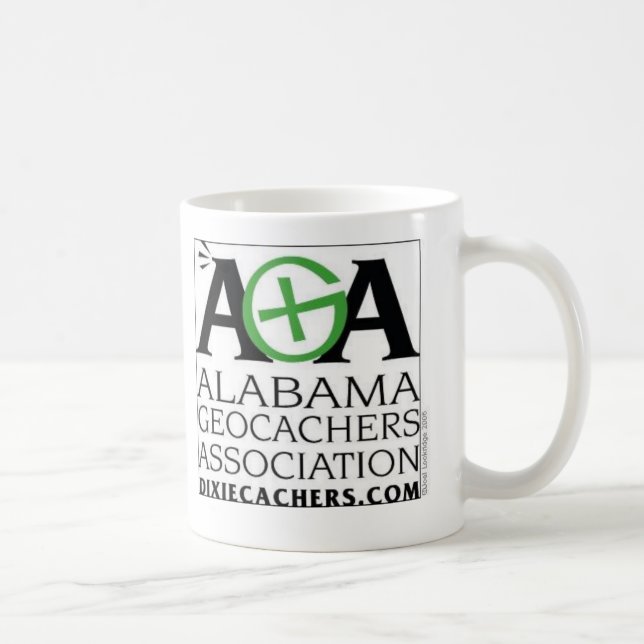 Taza de la asociación de AGA Alabama Geocachers (Derecha)