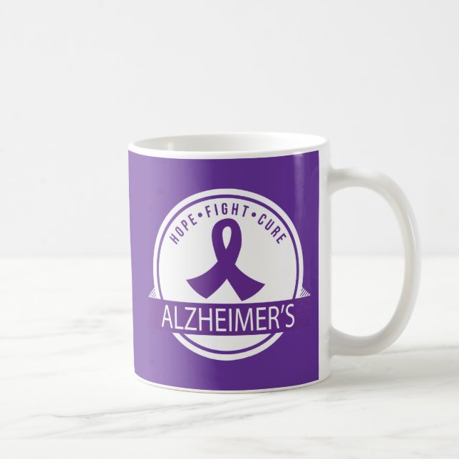 Taza de la ayuda de la enfermedad de Alzheimers de (Derecha)