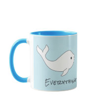 Taza de la ballena de la beluga