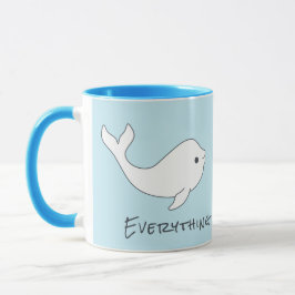 Taza de la ballena de la beluga