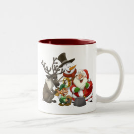 Taza de la banda de jarro del navidad