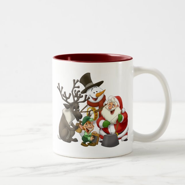 Taza de la banda de jarro del navidad (Derecha)