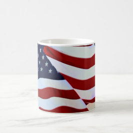 Taza de la bandera americana