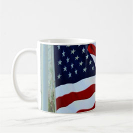 Taza de la bandera americana