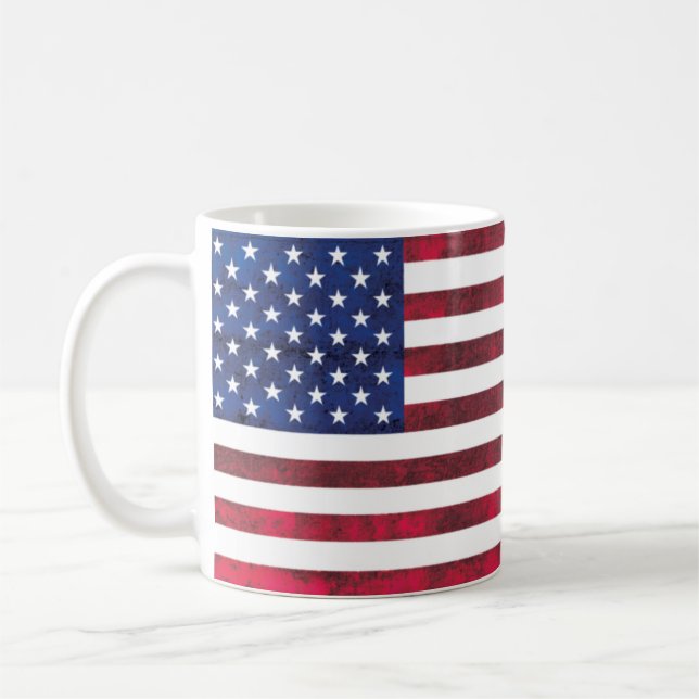 Taza de la bandera americana (Izquierda)