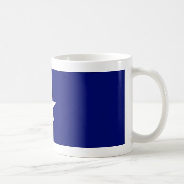 Taza de la bandera azul de Bonnie (Derecha)