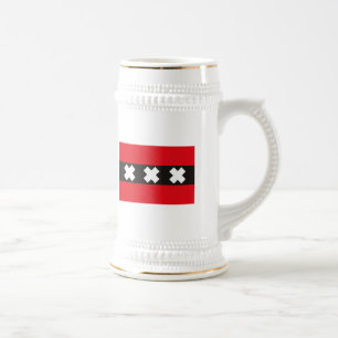 Taza de la bandera de Amsterdam