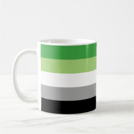 Taza de la bandera de Aromantic