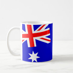 Taza de la bandera de Australia