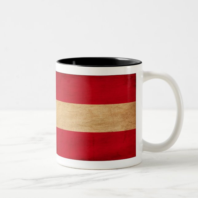 Taza de la bandera de Austria (Derecha)