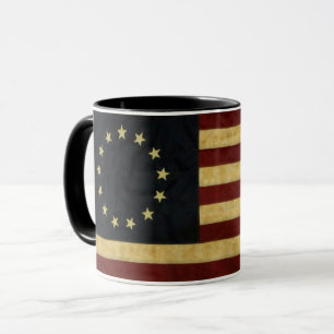 Taza de la bandera de Betsy Ross