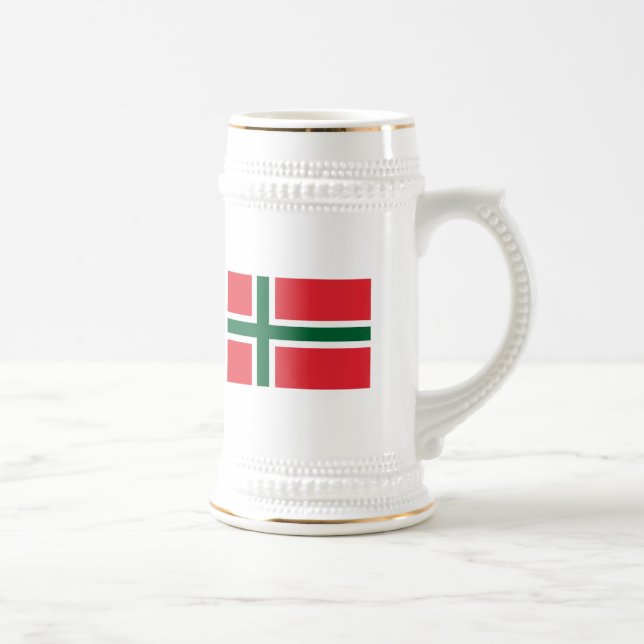 Taza de la bandera de Bornholm AMT (Derecha)