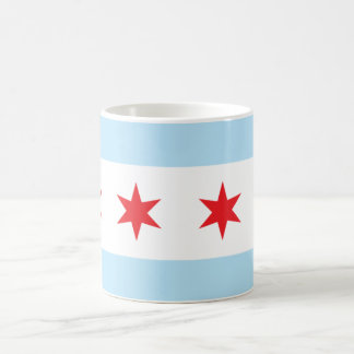Taza de la bandera de Chicago