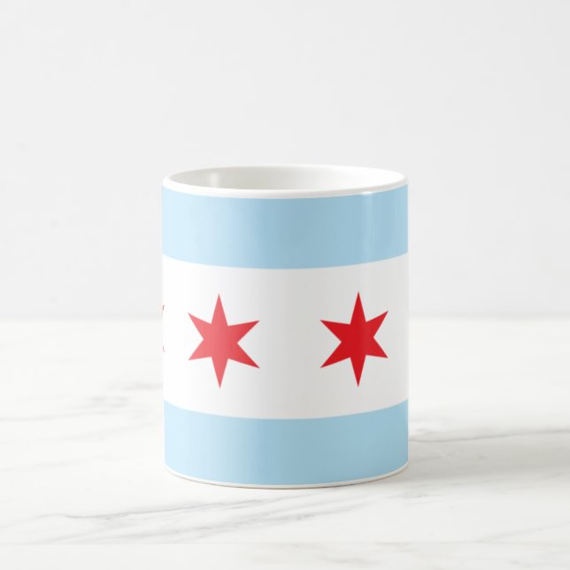 Taza de la bandera de Chicago (Centro)