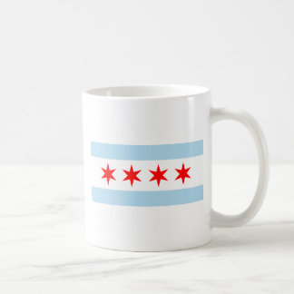 Taza de la bandera de Chicago