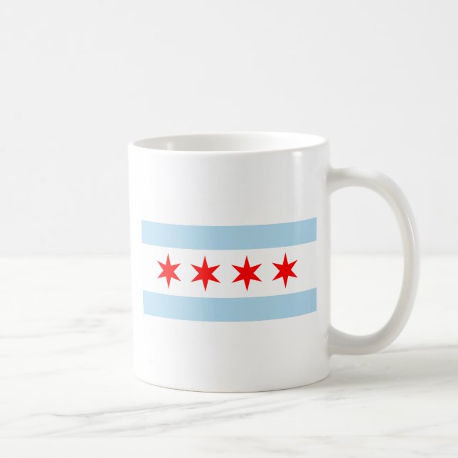 Taza de la bandera de Chicago (Derecha)