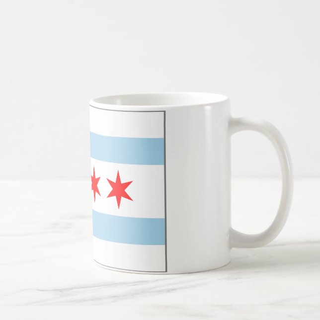 Taza de la bandera de Chicago (Derecha)