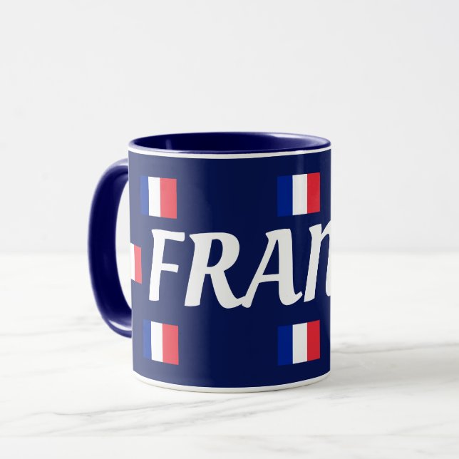Taza de la bandera de Francia (Anverso izquierdo)