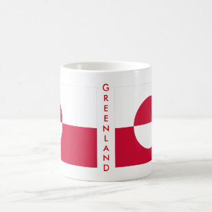 Taza de la bandera de Groenlandia