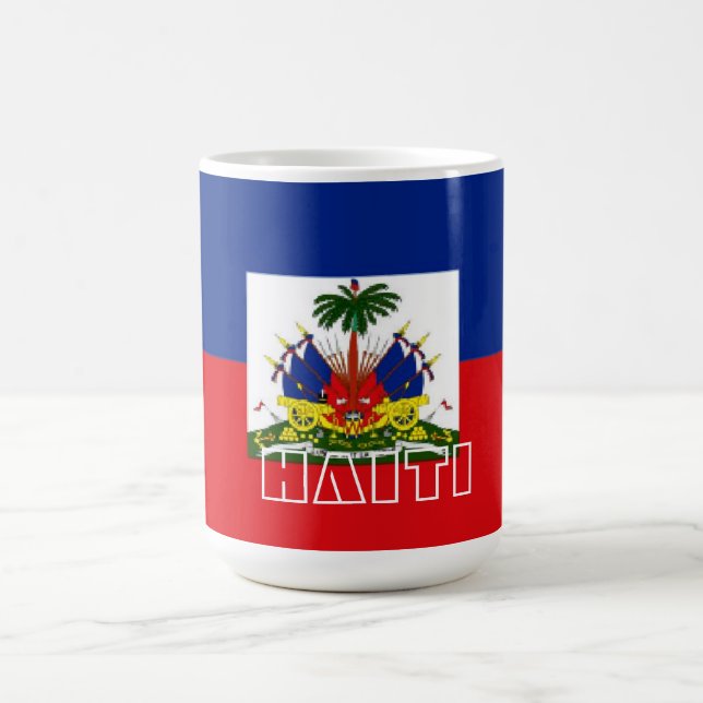 Taza de la bandera de Haití (Centro)