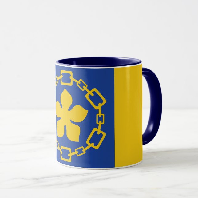 Taza de la bandera de Hamilton, Ontario (Anverso derecho)