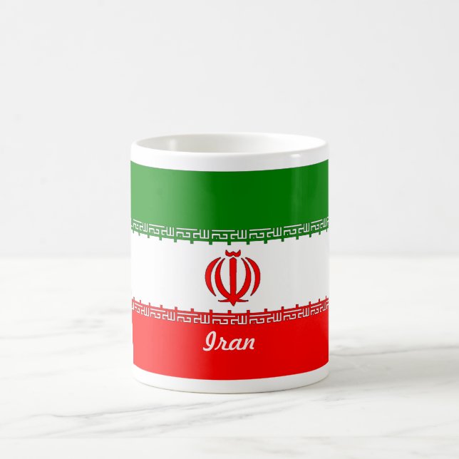 Taza de la bandera de Irán (Centro)