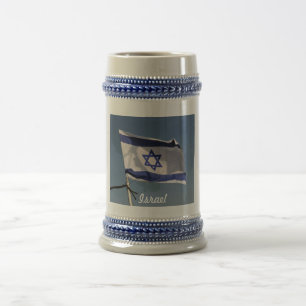 Taza de la bandera de Israel