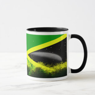 Taza de la bandera de Jamaica