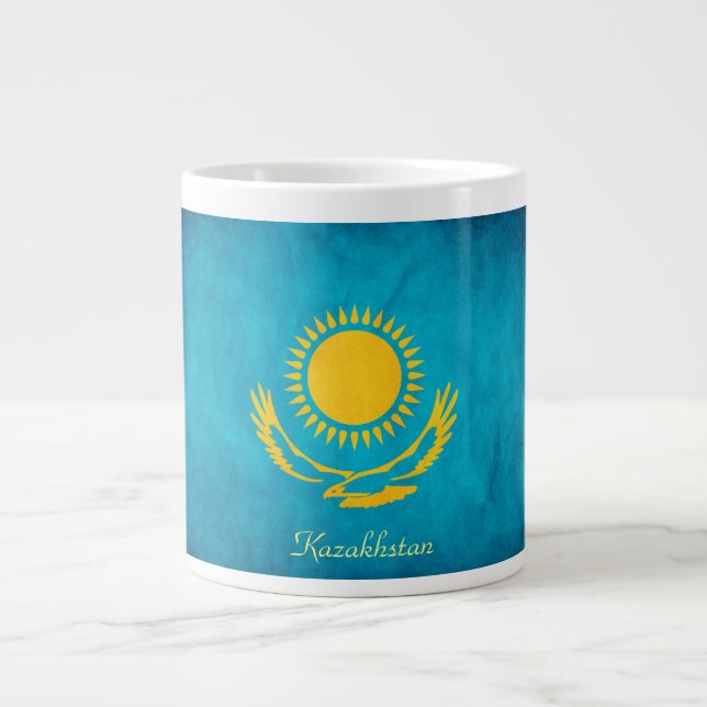 Taza de la bandera de Kazajistán (Frente)