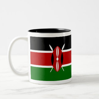 Taza de la bandera de Kenia