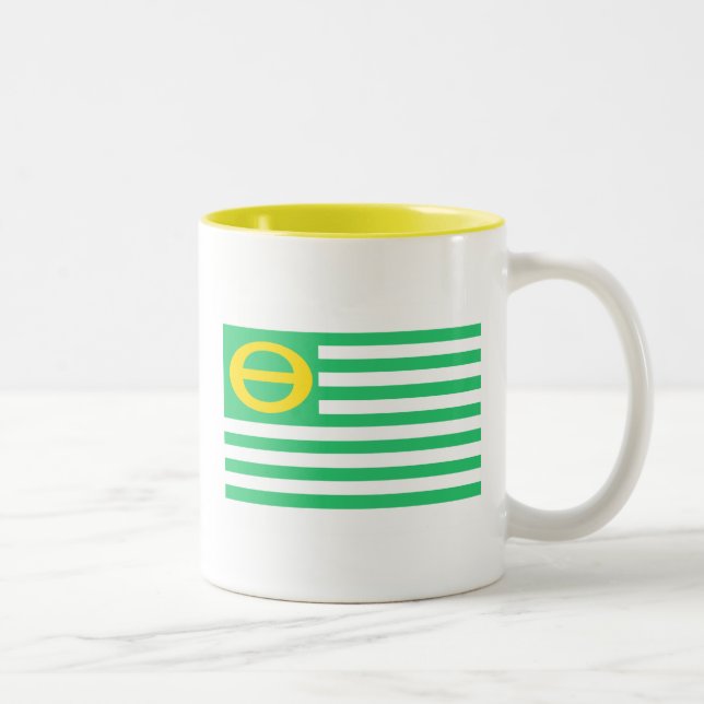 Taza de la bandera de la ecología (Derecha)